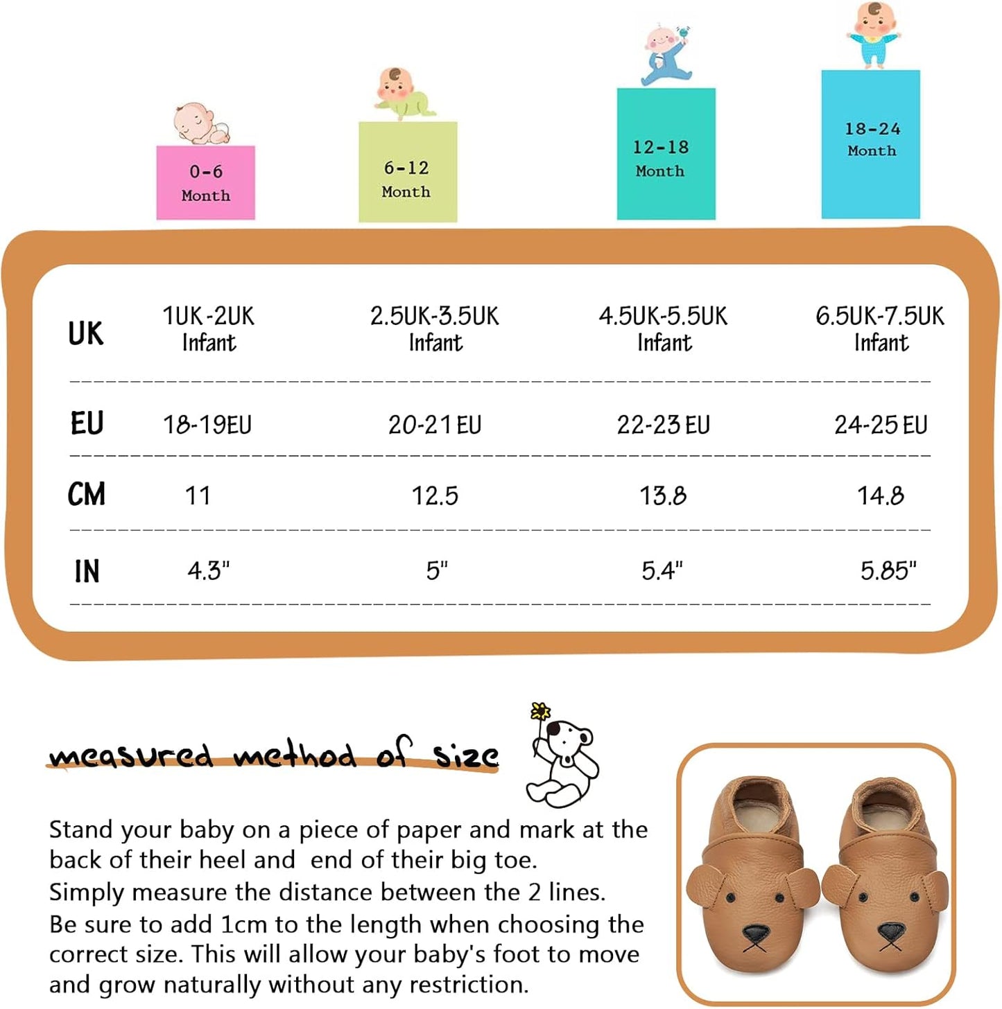 IceUnicorn Krabbelschuhe Baby Lauflernschuhe Jungen Mädchen Weicher Leder Babyhausschuhe Kleinkind Rutschfeste Lederschuhe Baby