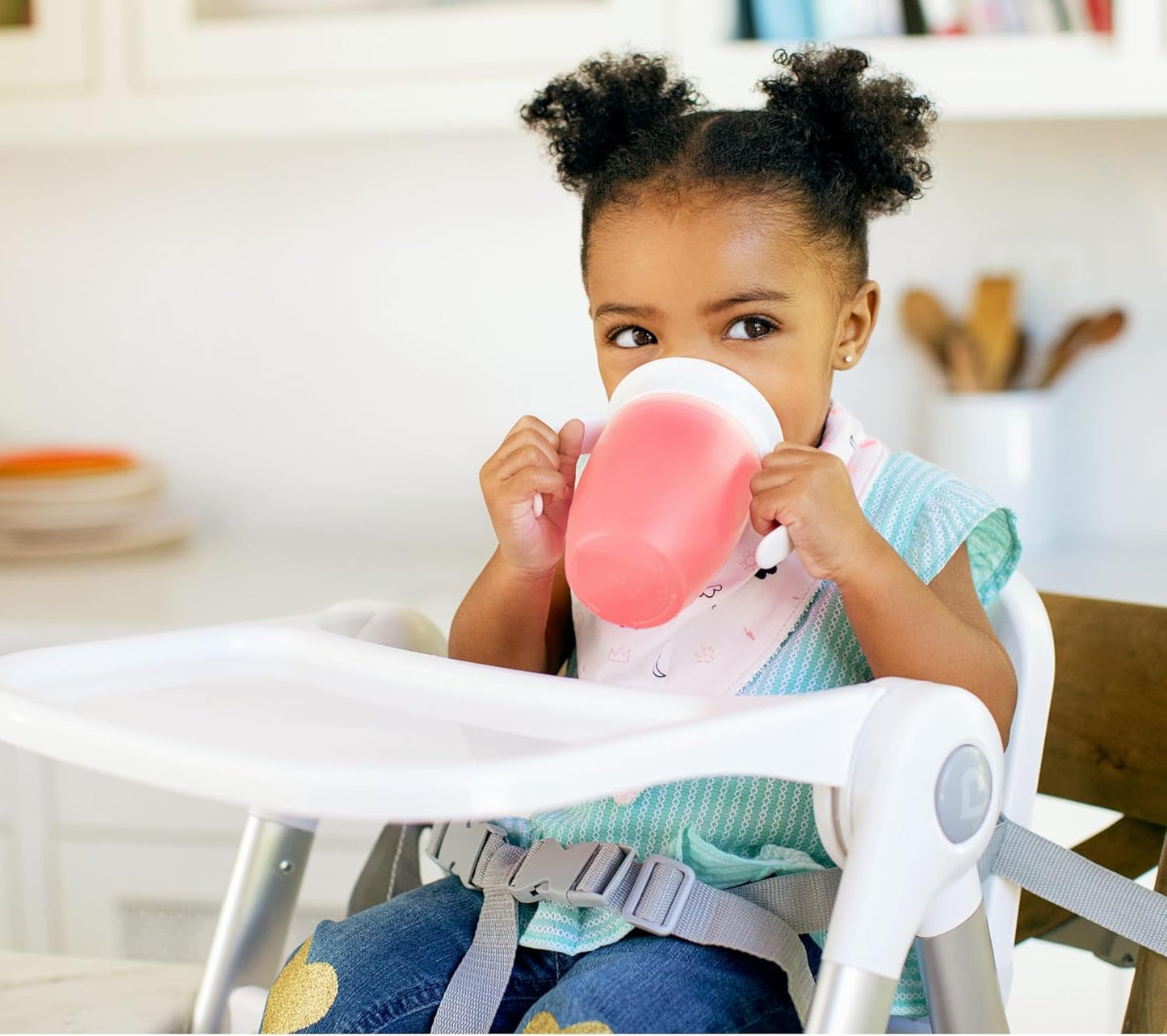 Munchkin Miracle Trinklernbecher 360 Grad, 207 ml, Blau