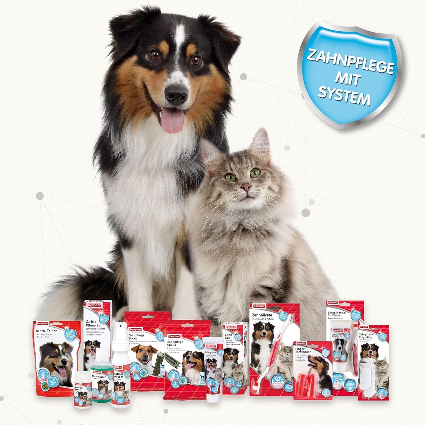 BEAPHAR - Zahnpasta Für Hunde Und Katzen - Schützt vor Plaque Und Zahnstein - Mit Leber-Geschmack - Ohne Fluoride - 100 g