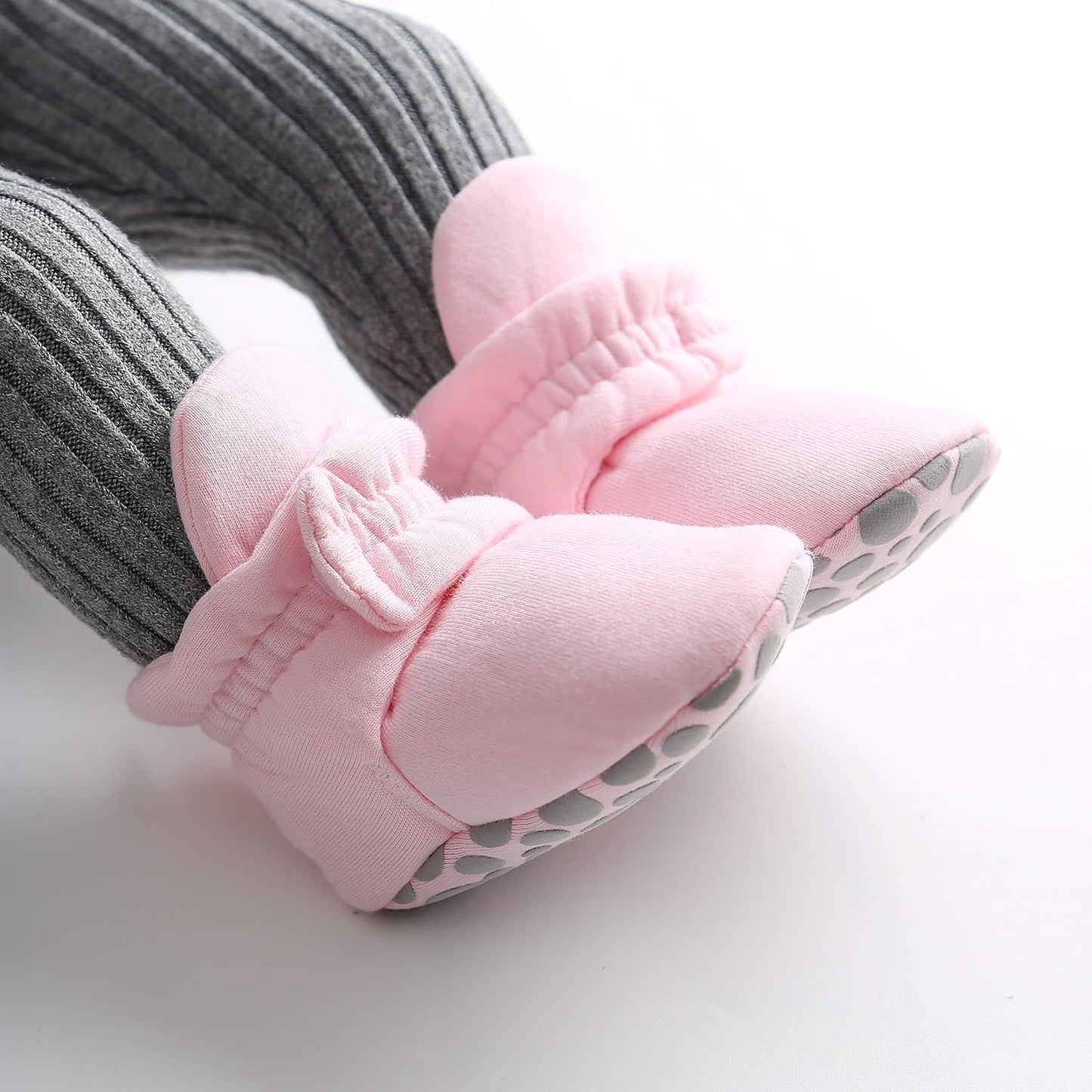 LACOFIA Kleinkind Baby Jungen Mädchen rutschfest Weiche Sohle Slipper Stiefel Winter Krabbelschuhe
