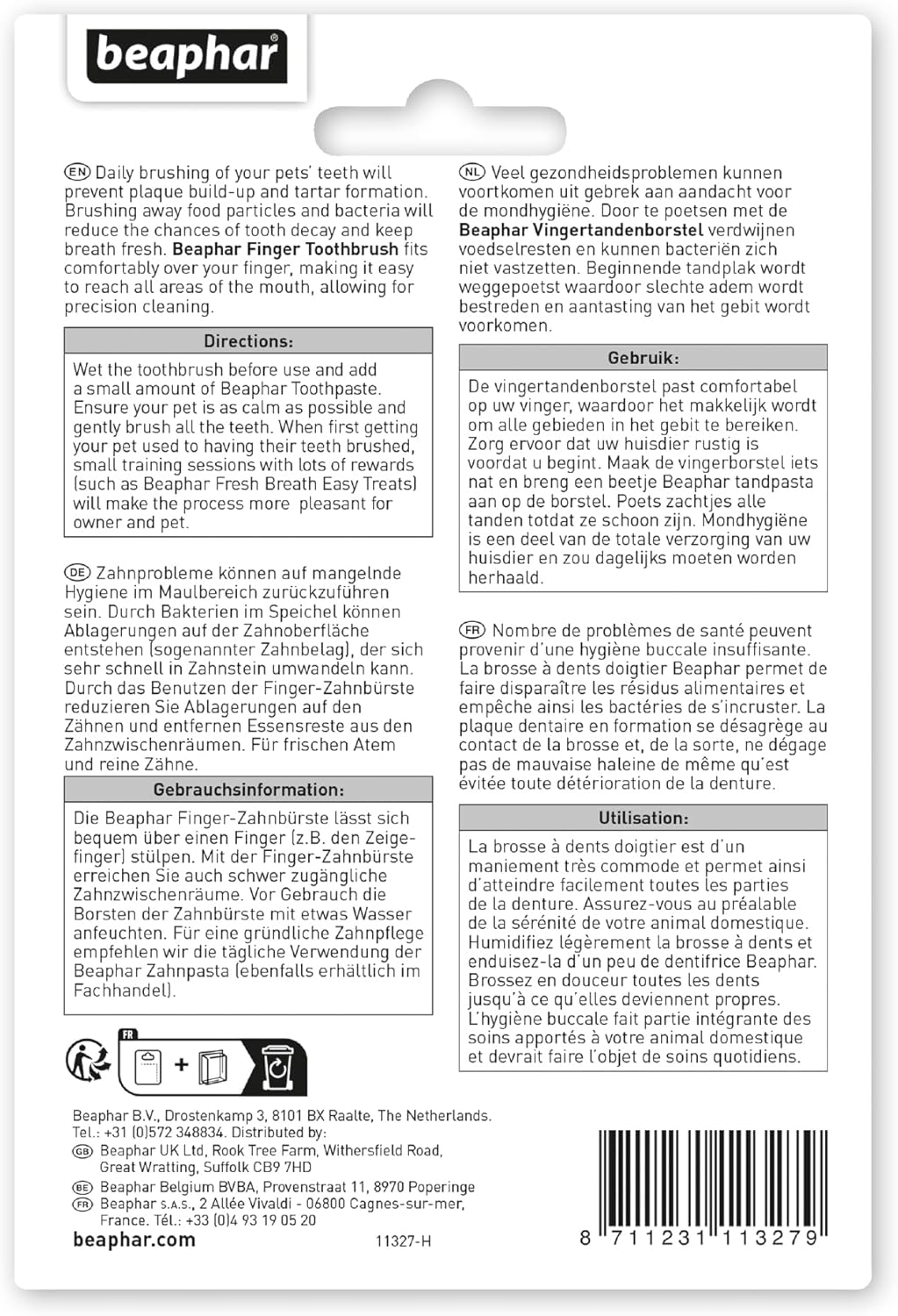 BEAPHAR - Zahnpasta Für Hunde Und Katzen - Schützt vor Plaque Und Zahnstein - Mit Leber-Geschmack - Ohne Fluoride - 100 g