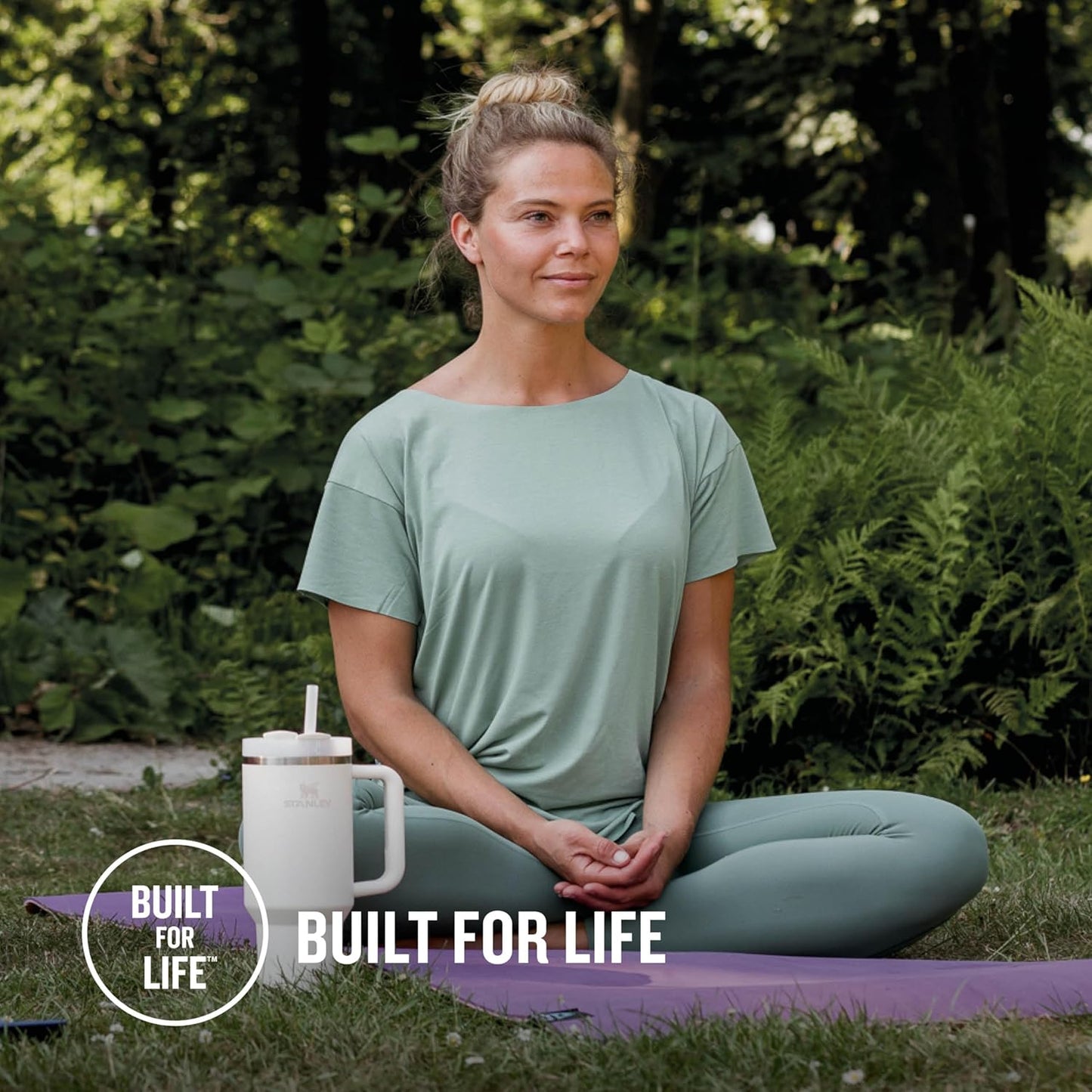 Stanley Quencher H2.0 Flowstate Trinkflasche Mit Strohhalm 1.2L - Thermobecher Kühlt 11 Stunden - 48 Stunden Eisgekühlt - Spülmaschinenfest - Thermosflasche BPA Frei - Edelstahl Trinkbecher