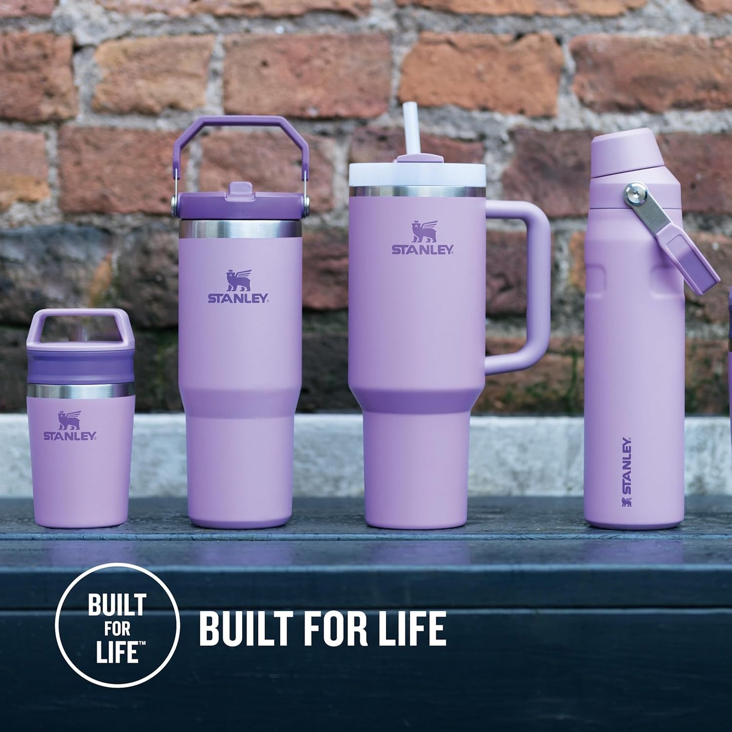 Stanley Quencher H2.0 Flowstate Trinkflasche Mit Strohhalm 1.2L - Thermobecher Kühlt 11 Stunden - 48 Stunden Eisgekühlt - Spülmaschinenfest - Thermosflasche BPA Frei - Edelstahl Trinkbecher