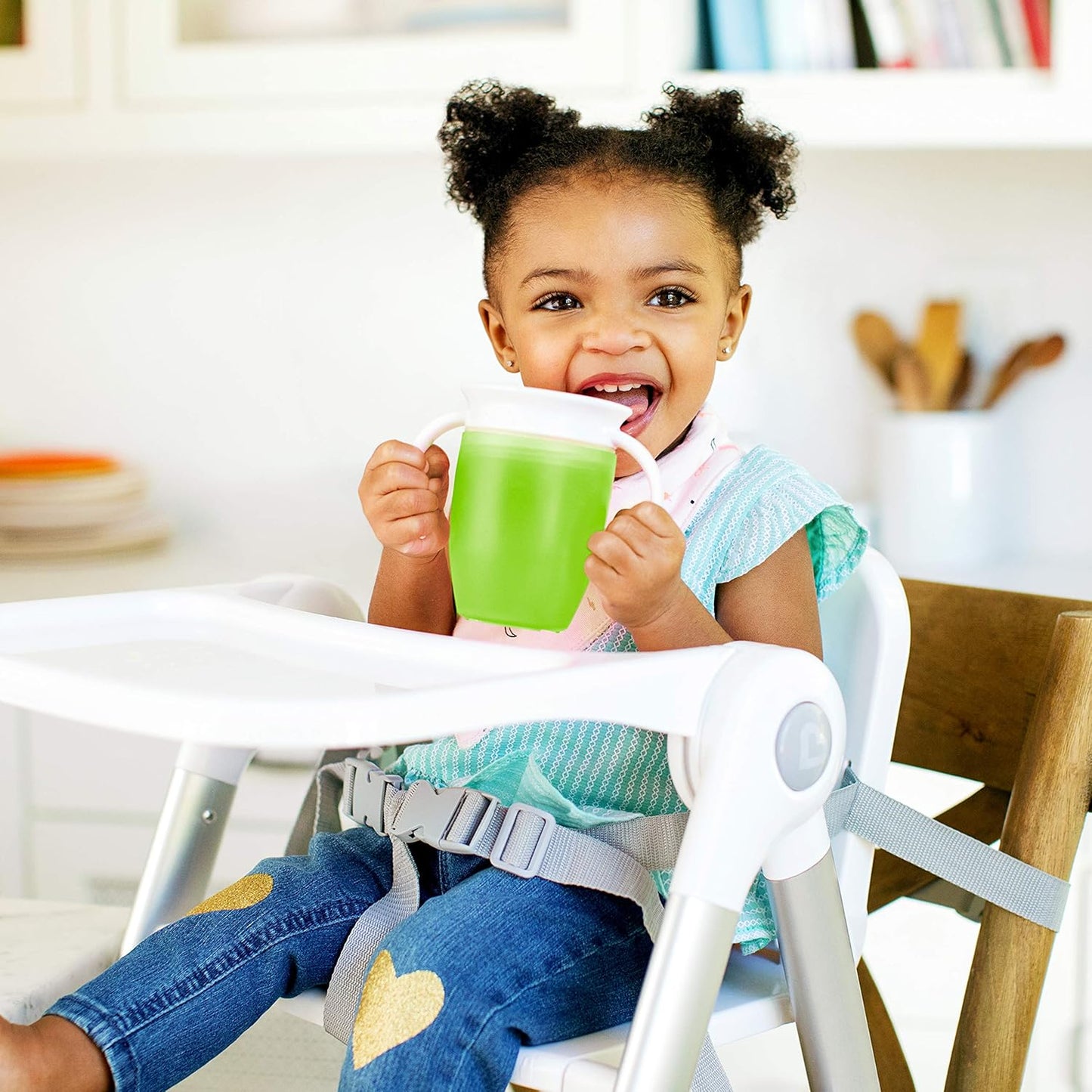 Munchkin Miracle Trinklernbecher 360 Grad, 207 ml, Blau