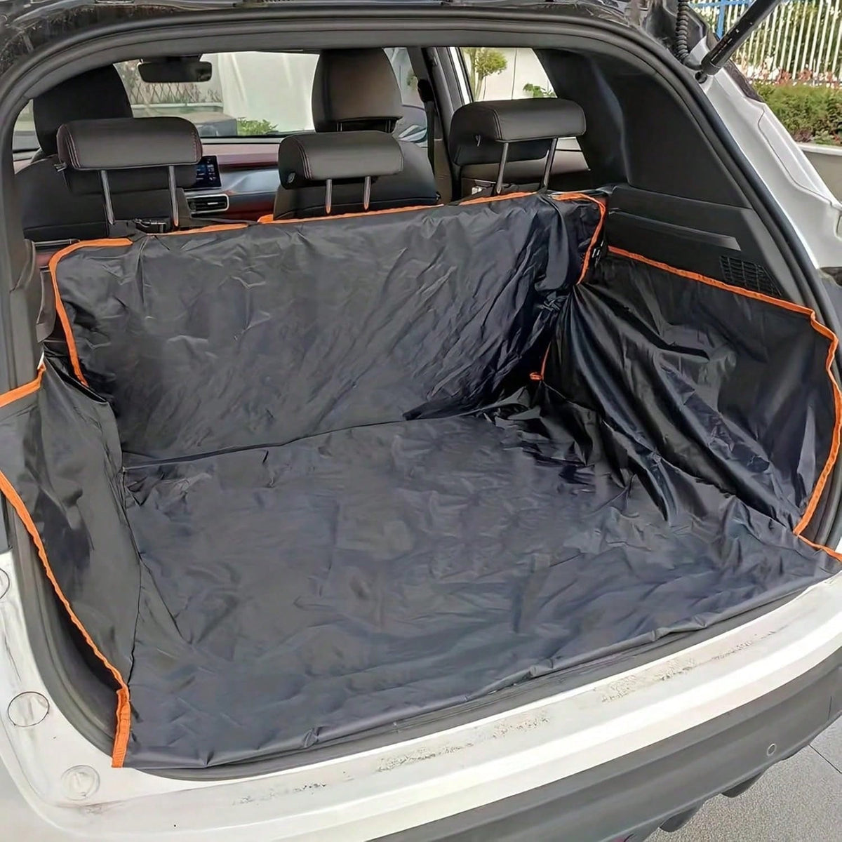 Pet cargo liner protection for road trips and travel