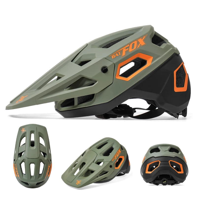 BATFOX Fahrradhelm MTB – In-Mold Speed-Mountainbike-Helm – Originaler, spezialisierter Fahrradhelm für Herren und Damen