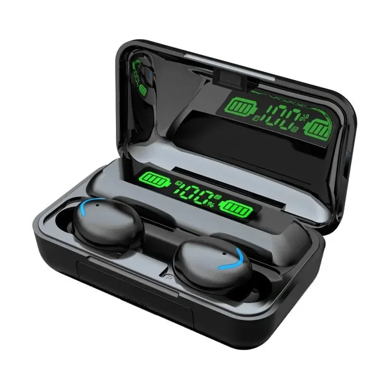 F9 True Wireless Earbuds — LED Power Display, Bluetooth 5.0