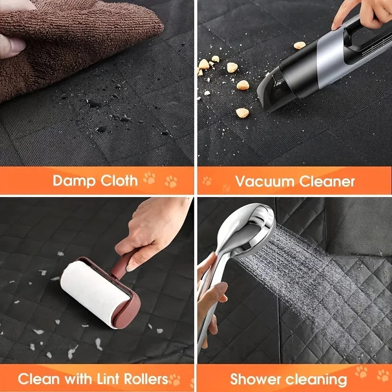 Ideale Autositzabdeckung – Machen Sie Ihr Auto hundefreundlich mit dieser wasserdichten, kratzfesten Hängematten-Schutzdecke!  Schützen Sie Ihre Sitze und reisen Sie sorgenfrei – perfekt für Hunde und andere Haustiere.