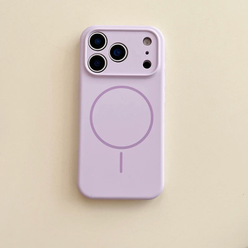 MagSafe Silicone Case — Solid Color Protection