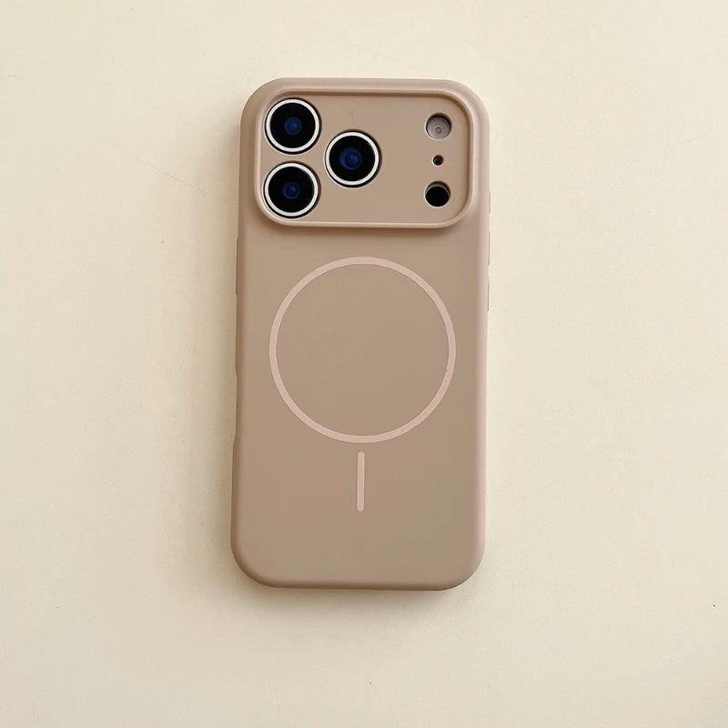 MagSafe Silicone Case — Solid Color Protection