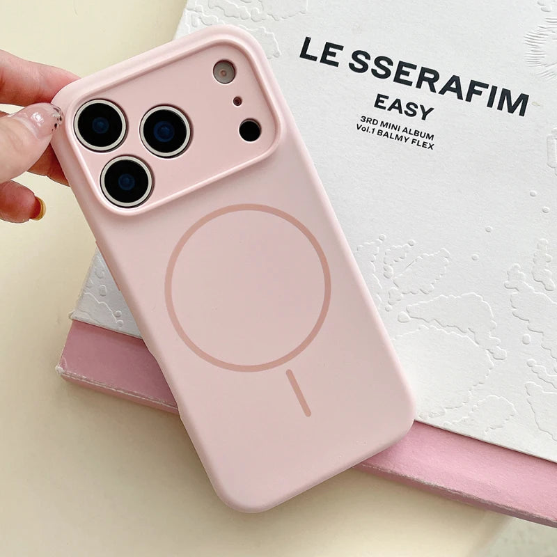 MagSafe Silicone Case — Solid Color Protection