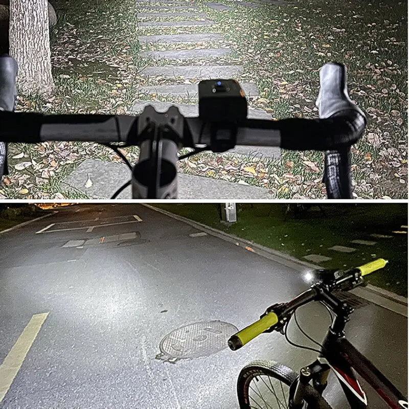 LED Fahrrad-Frontlicht Typ-C Wiederaufladbare Fahrradlampe – MTB & Rennrad – Einfach zu installieren – Fahrradzubehör