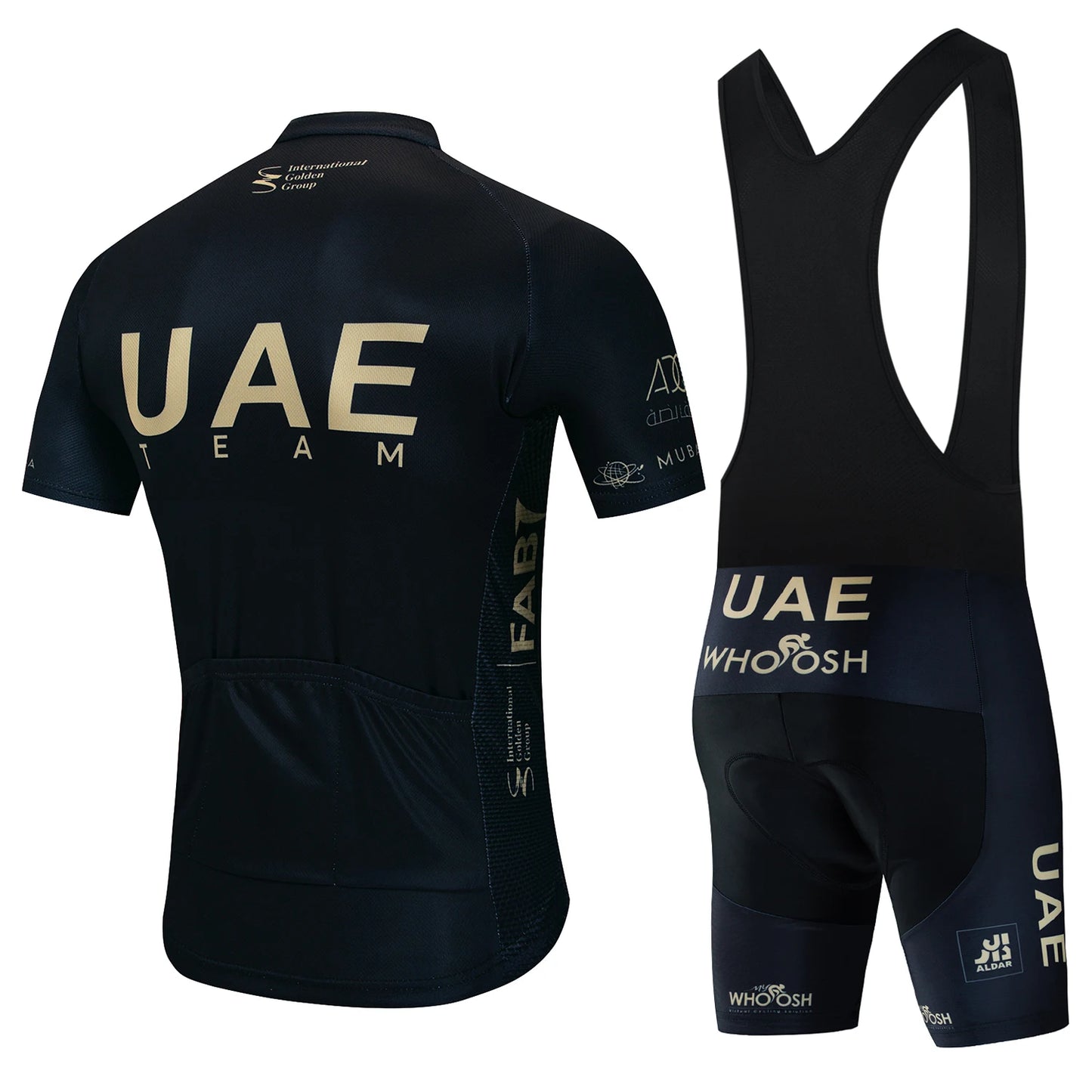 Vereinigte Arabische Emirate Radbekleidung Trikot Herren Set MTB Rennrad Uniform Shorts Herren Mountainbike Komplett 2024 Bib Anzug Herren Radfahren Frühling Sommer