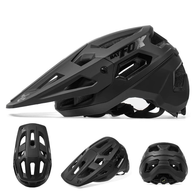 BATFOX Fahrradhelm MTB – In-Mold Speed-Mountainbike-Helm – Originaler, spezialisierter Fahrradhelm für Herren und Damen