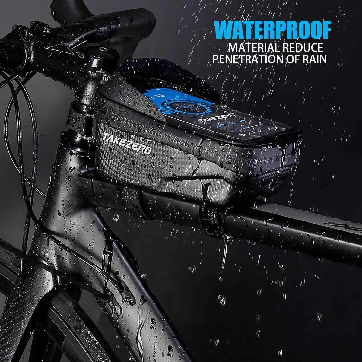 TAKEZERO A2 Fahrrad Lenkertasche – EVA Hartschale