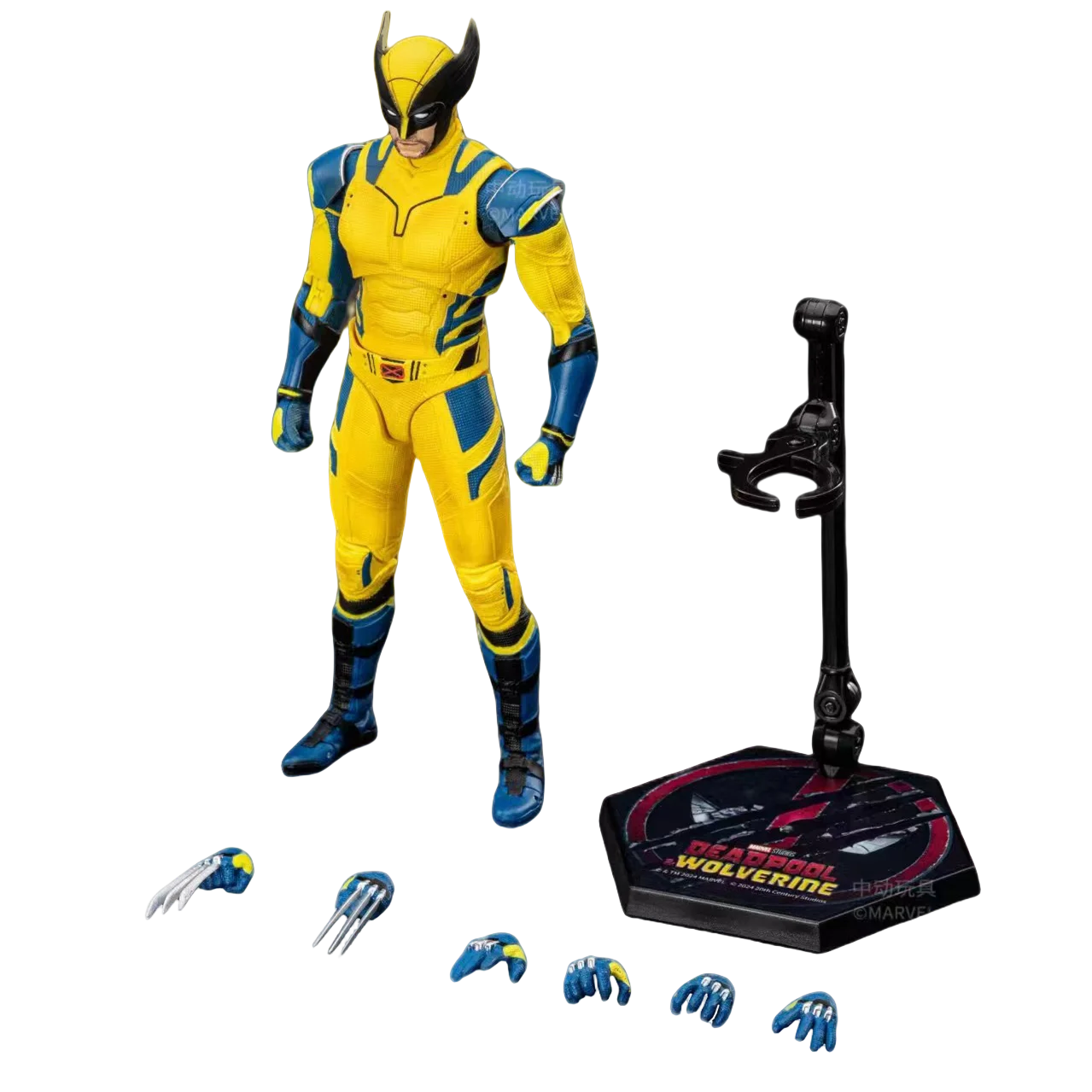 ZD Toys Deadpool & Wolverine Actionfiguren – Deadpool im Karton, Wolverine Kollektion, Actionfiguren für Erwachsene und Kinder