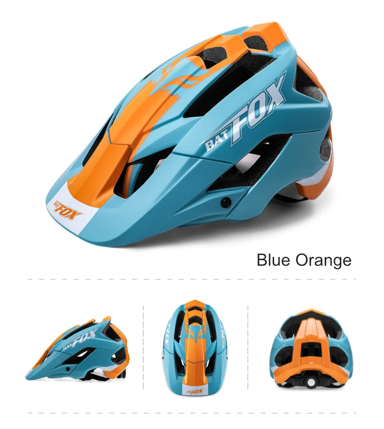BATFOX Fahrradhelm MTB – In-Mold Speed-Mountainbike-Helm – Originaler, spezialisierter Fahrradhelm für Herren und Damen
