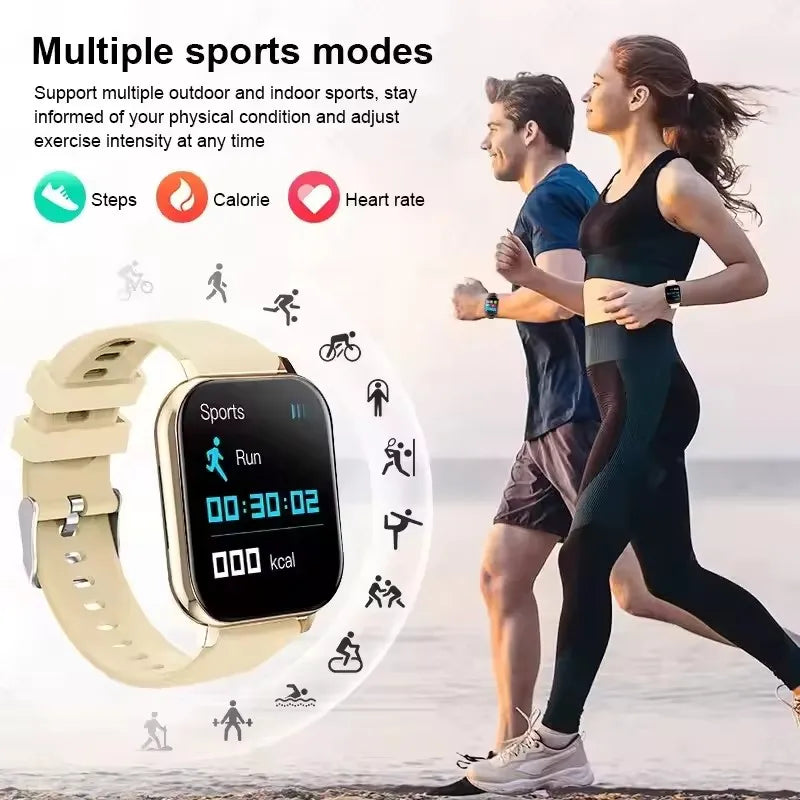 Smart Watch — Full Touch Screen, Bluetooth Calls & Health Tracking