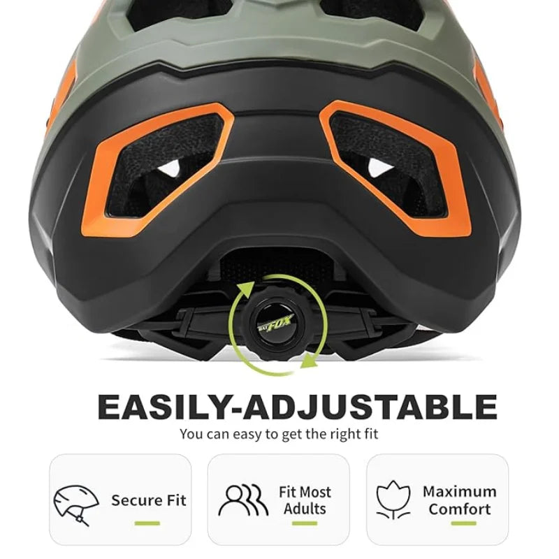 BATFOX Fahrradhelm MTB – In-Mold Speed-Mountainbike-Helm – Originaler, spezialisierter Fahrradhelm für Herren und Damen