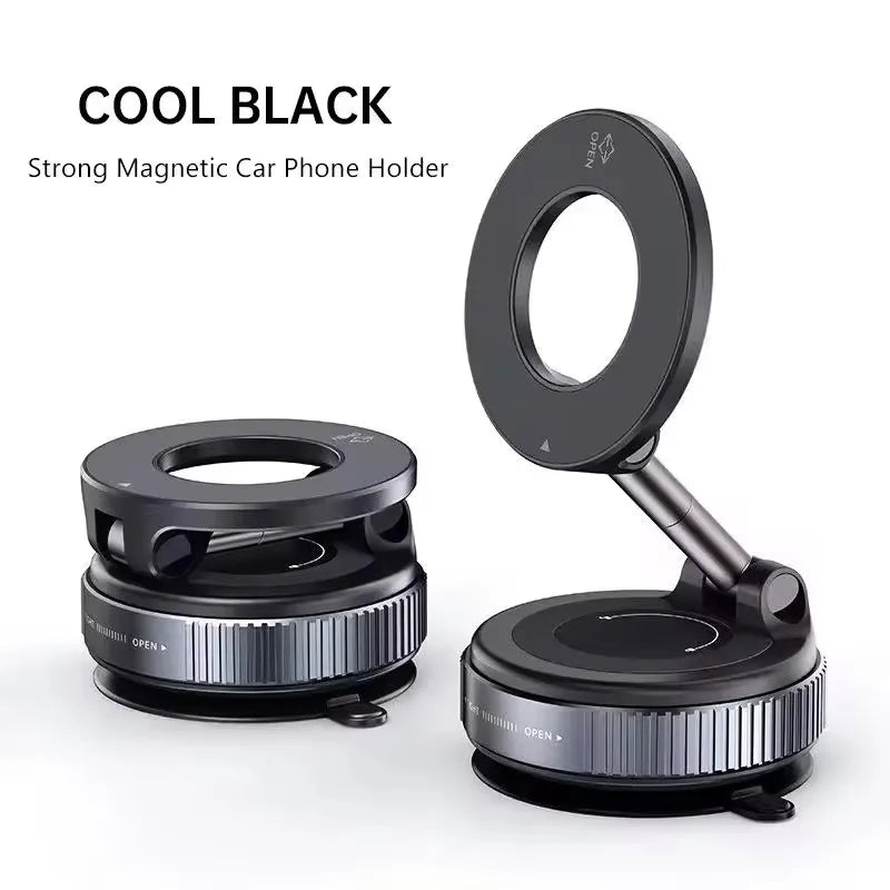 Magnetic Car Phone Holder — 360° Foldable MagSafe Compatible