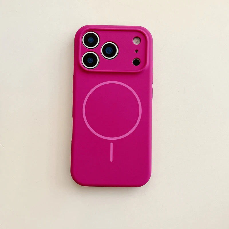MagSafe Silicone Case — Solid Color Protection