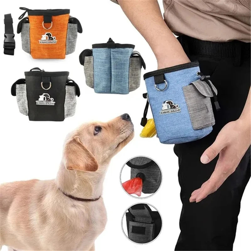 gbare Outdoor-Leckerlibeutel für Hunde – Futtertasche mit großer Kapazität – Trainingsgürtel-Tasche für Haustierbedarf