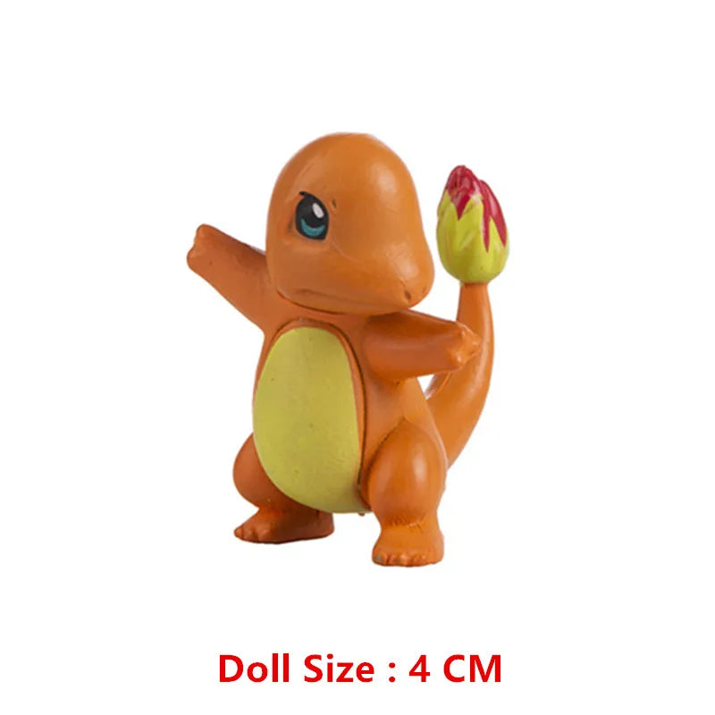 Pokémon Pokéball mit Cartoon-Designs – Anime-Film-Figuren Pikachu, Charmander, Eevee, Squirtle, Vulpix – Hochwertige Action-Spielzeuge, Sammlermodelle, Geschenke