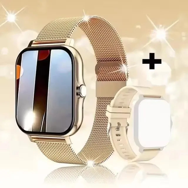 Smart Watch — Full Touch Screen, Bluetooth Calls & Health Tracking