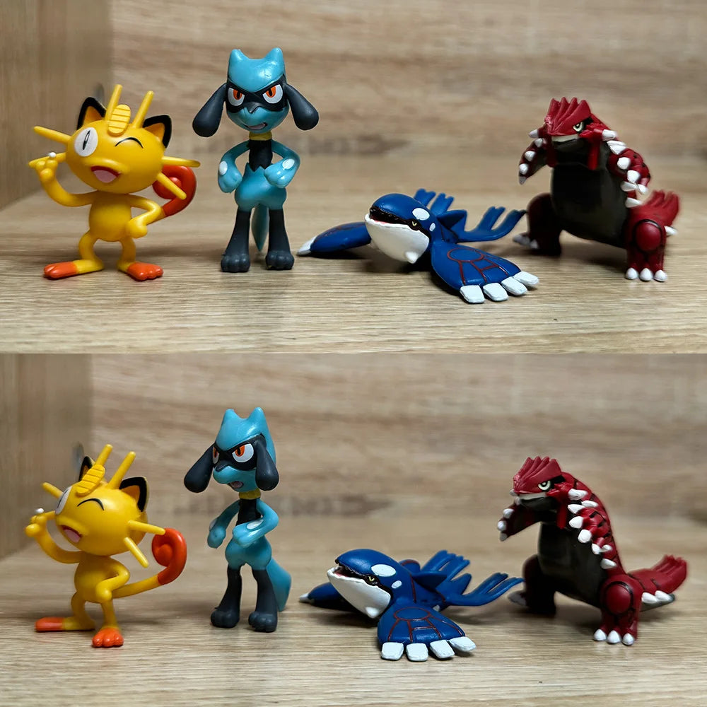 Pokémon Actionfigur Pikachu Spielzeug Charmander Squirtle Bulbasaur Taschenmonster Kleine Figuren Geschenk für Kinder