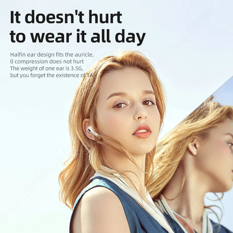 Lenovo LP40 Kabellose Bluetooth-Ohrhörer TWS mit Touch-Steuerung, Gaming-Kopfhörer, HD-Anrufe mit Mikrofon, Earbuds, neue Wahl 2025