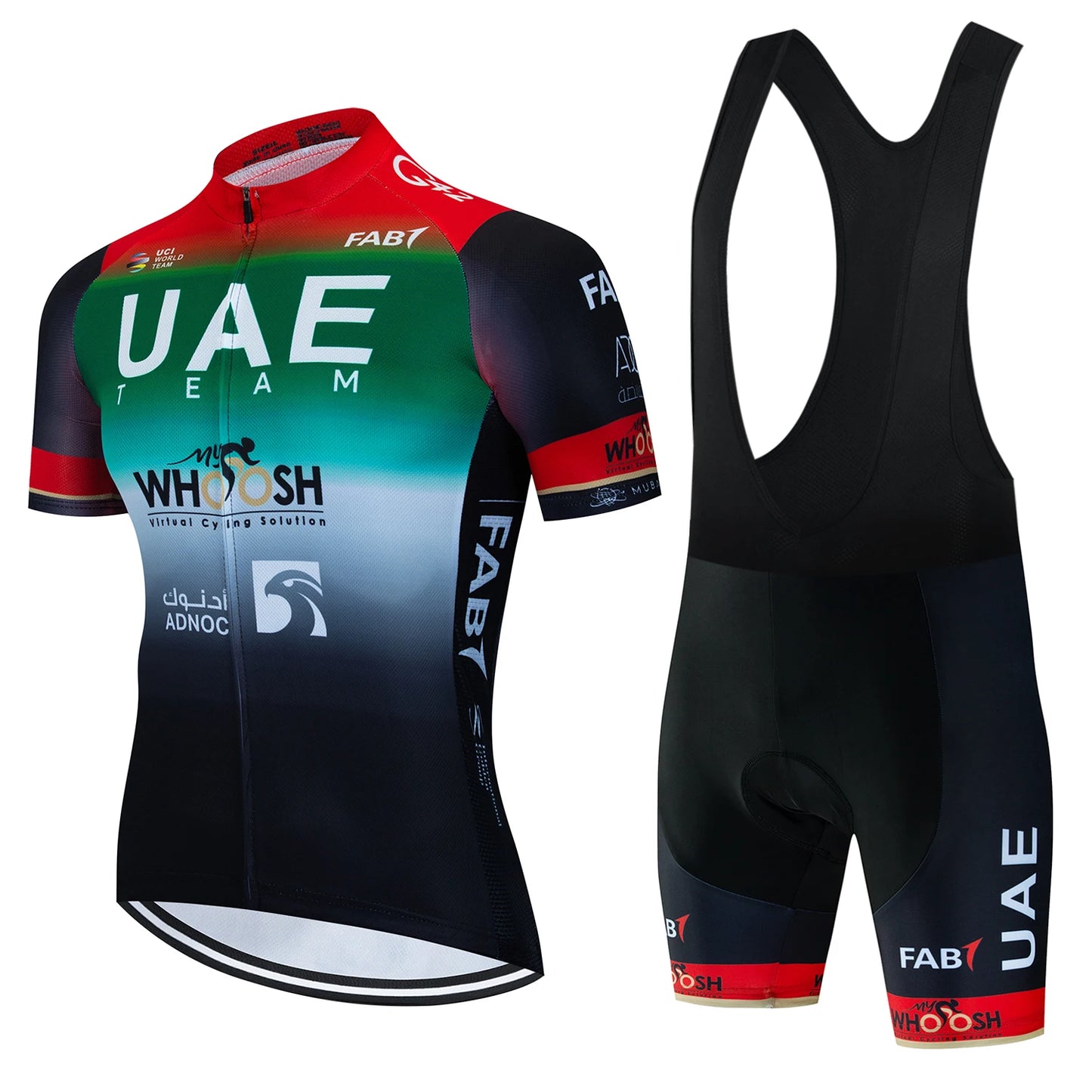 Vereinigte Arabische Emirate Radbekleidung Trikot Herren Set MTB Rennrad Uniform Shorts Herren Mountainbike Komplett 2024 Bib Anzug Herren Radfahren Frühling Sommer