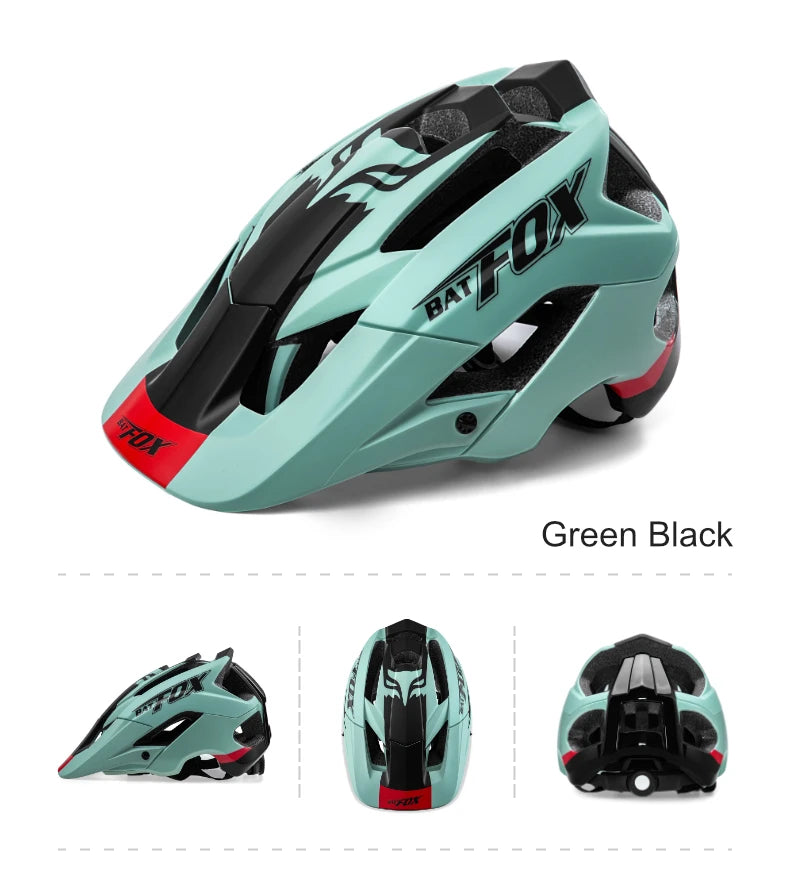 BATFOX Fahrradhelm MTB – In-Mold Speed-Mountainbike-Helm – Originaler, spezialisierter Fahrradhelm für Herren und Damen