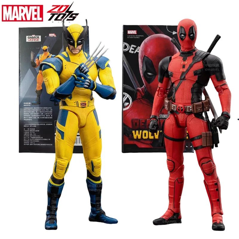 ZD Toys Deadpool & Wolverine Actionfiguren – Deadpool im Karton, Wolverine Kollektion, Actionfiguren für Erwachsene und Kinder
