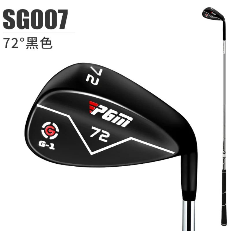 PGM Golfschläger für Herren – Rechtshänder Sand Wedge Schläger – Edelstahl Eisen – 72 Grad – CNC-Textur – Golfausrüstung SG007