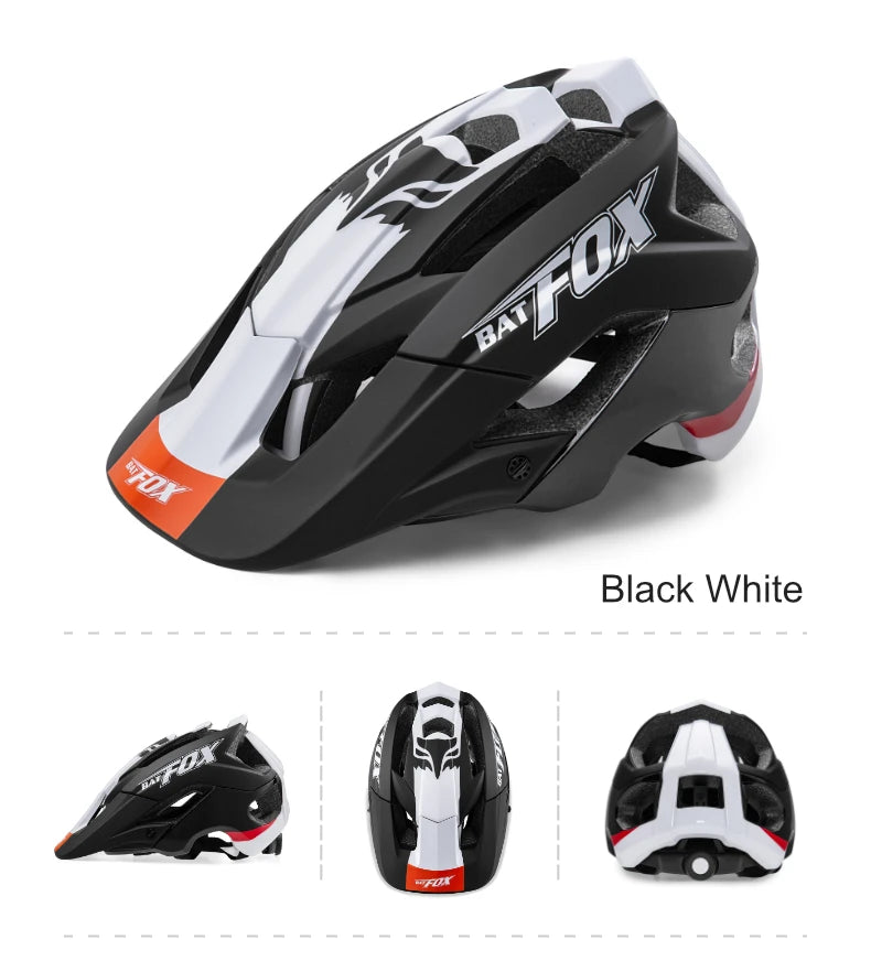 BATFOX Fahrradhelm MTB – In-Mold Speed-Mountainbike-Helm – Originaler, spezialisierter Fahrradhelm für Herren und Damen