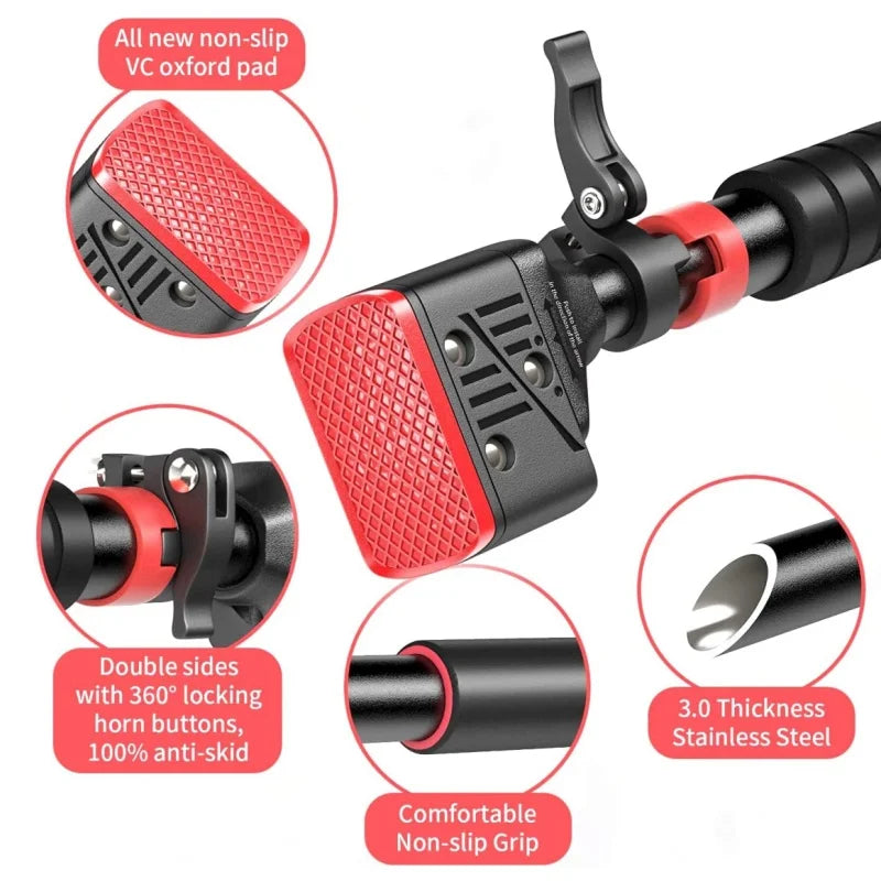 Horizontale Fitnessstange für zu Hause – Wandmontierte Klimmzugstange ohne Bohren, Einzelstange für das Heimtraining, Stretching- und Pull-up-Gerät