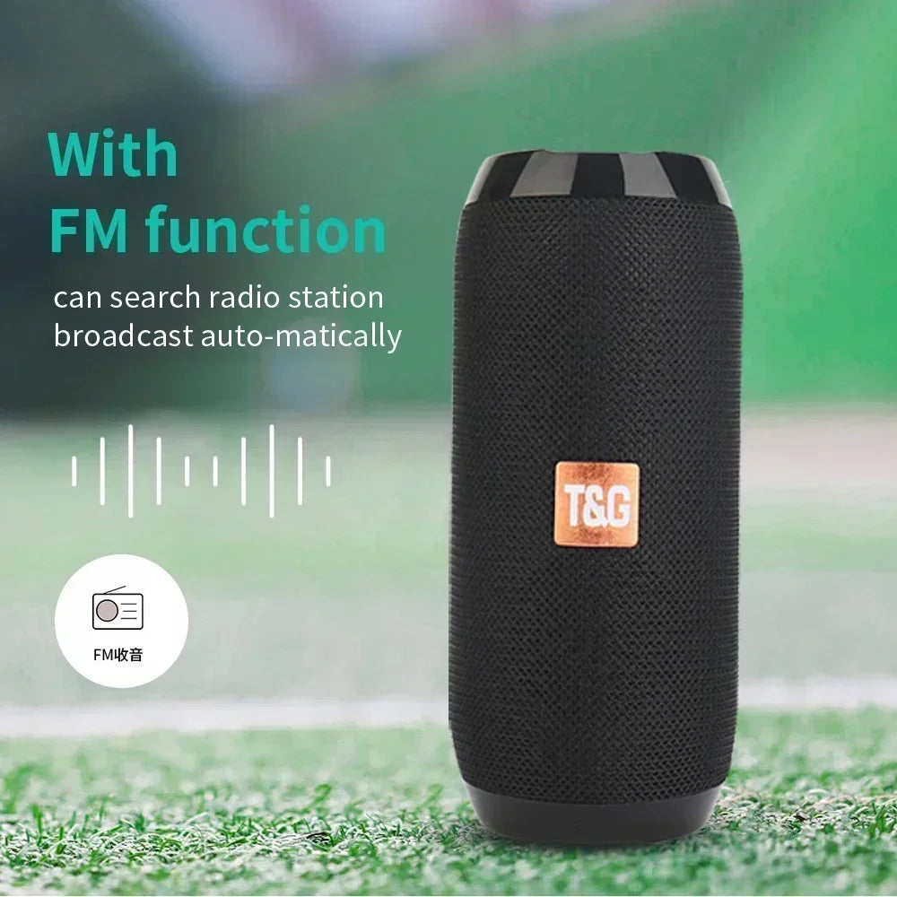 Portable Bluetooth Speaker — 360° Sound, Wireless Bass