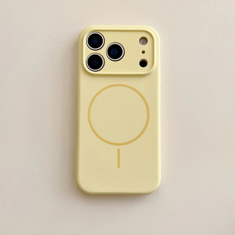 MagSafe Silicone Case — Solid Color Protection