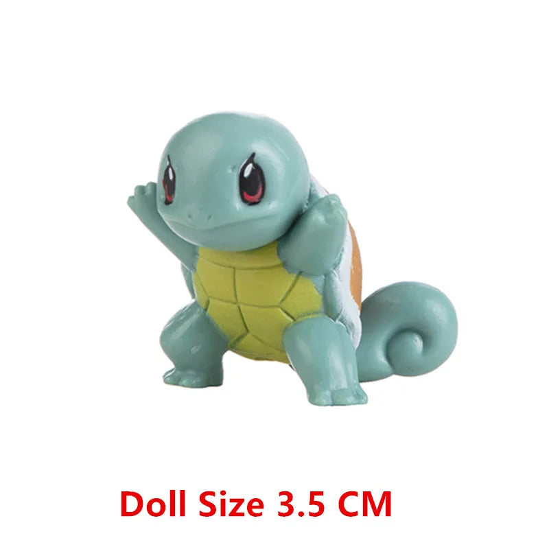 Pokémon Pokéball mit Cartoon-Designs – Anime-Film-Figuren Pikachu, Charmander, Eevee, Squirtle, Vulpix – Hochwertige Action-Spielzeuge, Sammlermodelle, Geschenke