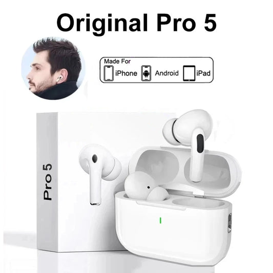 **Air Pro 5 TWS Max – Kabellose Bluetooth In-Ear Kopfhörer mit Geräuschunterdrückung, Sport-Headset kompatibel mit Apple iPhone und Android**