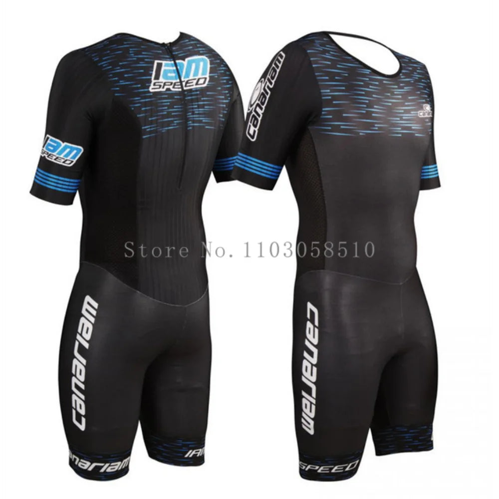 Canariam Herren Skate-Anzug Roller-Skates Geschwindigkeit Rennen Schnelle Skates Skating Overall Pro Team Socken Skinsuit 2025