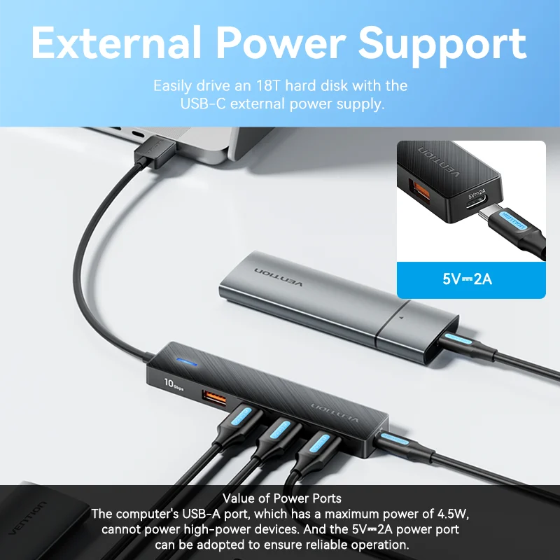 Vention USB 3.2 Hub — High Speed Multi-Port Adapter