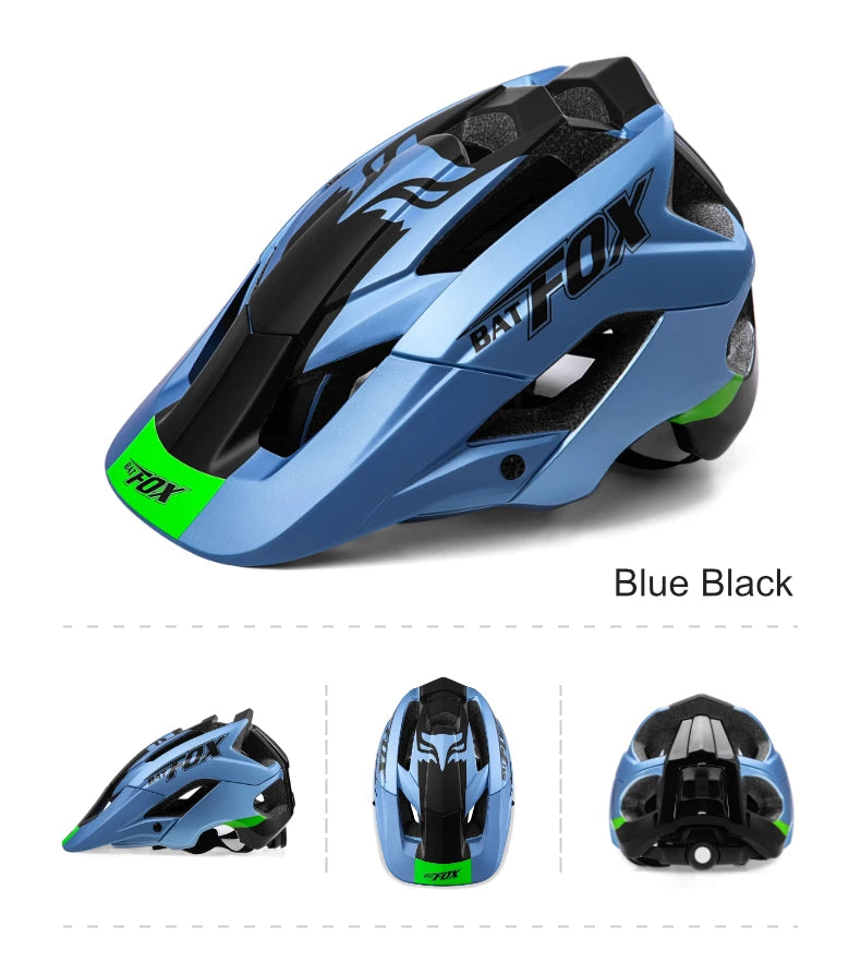 BATFOX Fahrradhelm MTB – In-Mold Speed-Mountainbike-Helm – Originaler, spezialisierter Fahrradhelm für Herren und Damen