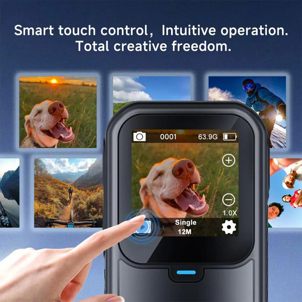 5K Thumb Action Camera — Compact & Stabilized