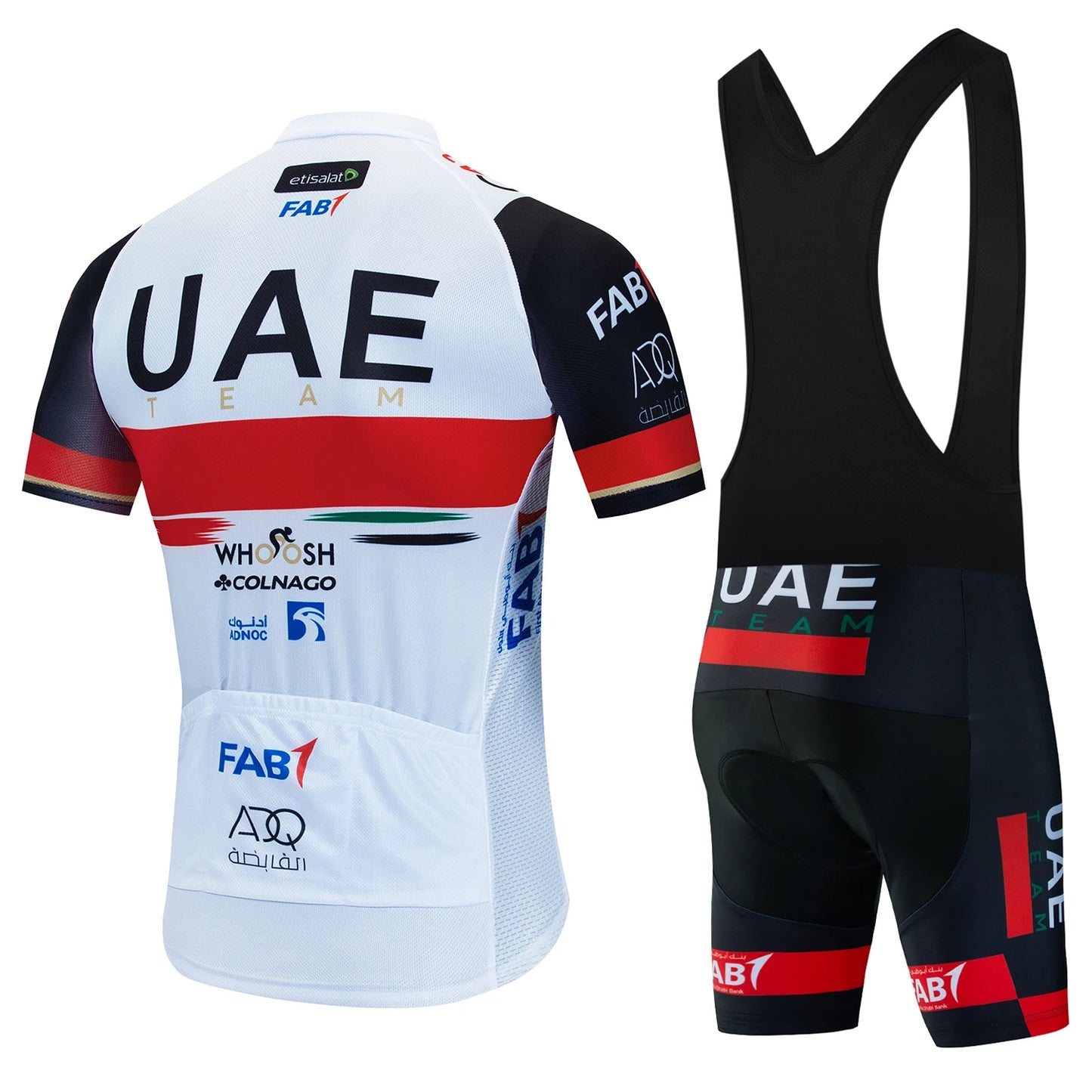 Vereinigte Arabische Emirate Radbekleidung Trikot Herren Set MTB Rennrad Uniform Shorts Herren Mountainbike Komplett 2024 Bib Anzug Herren Radfahren Frühling Sommer