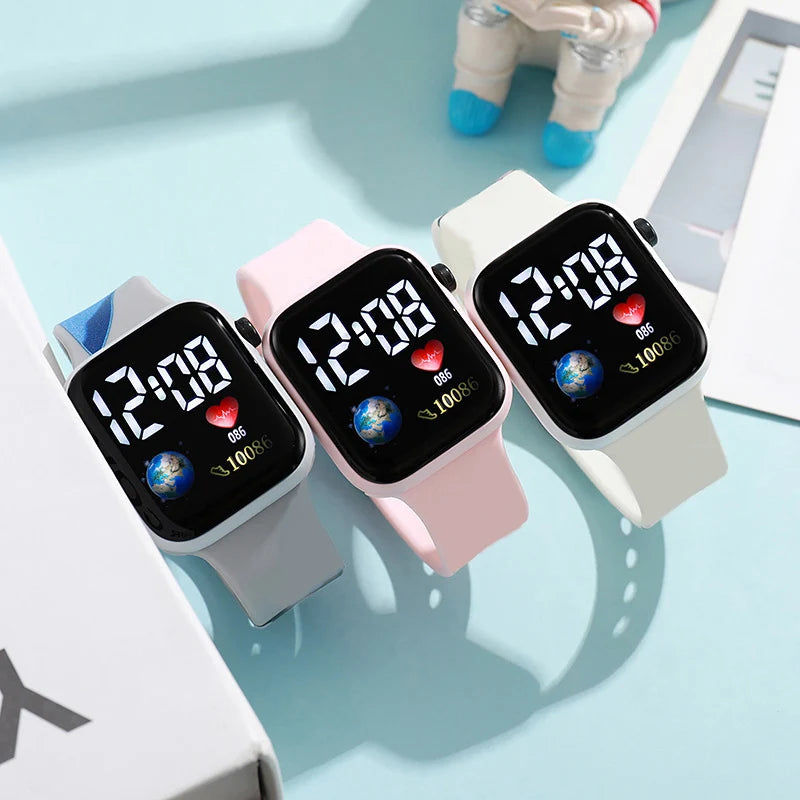 Disney Stitch Kinderarmbanduhren, Sportarmband, wasserdichte Smartwatch für Kinder, elektronisches Spielzeug-Armband Uhr