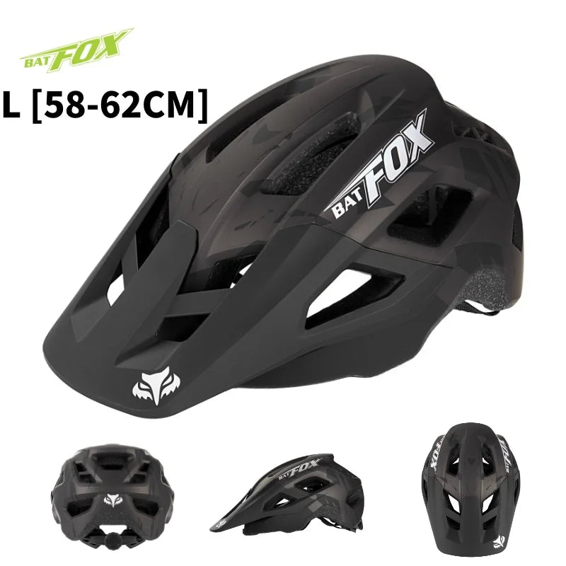 BATFOX Fahrradhelm MTB – In-Mold Speed-Mountainbike-Helm – Originaler, spezialisierter Fahrradhelm für Herren und Damen