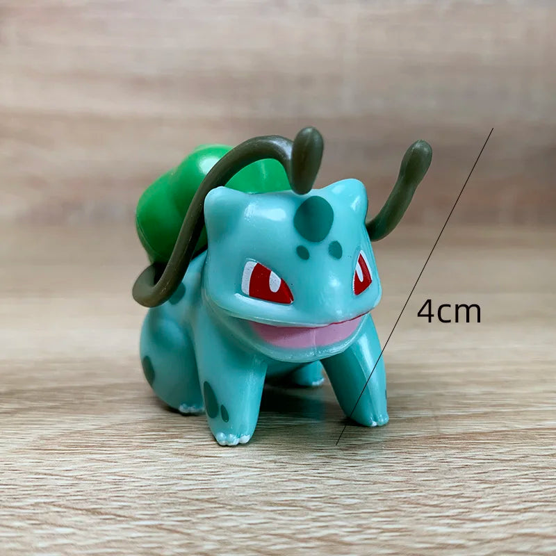 Pokémon Actionfigur Pikachu Spielzeug Charmander Squirtle Bulbasaur Taschenmonster Kleine Figuren Geschenk für Kinder
