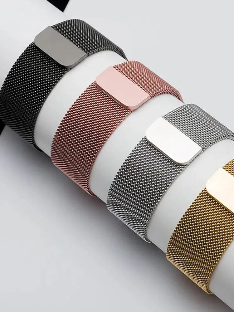 Milanaise-Armband für Apple Watch – kompatibel mit 46 mm, 44 mm, 45 mm, 40 mm, 42 mm, 41 mm, 38 mm, 49 mm – Edelstahlarmband für iWatch Series 10 Ultra 2, 9, 8, SE, 7, 6, 5