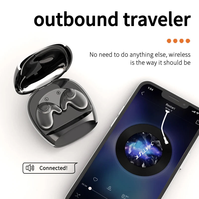 TWS Wireless Earbuds — Bluetooth 5.3, Long-Wear Comfort